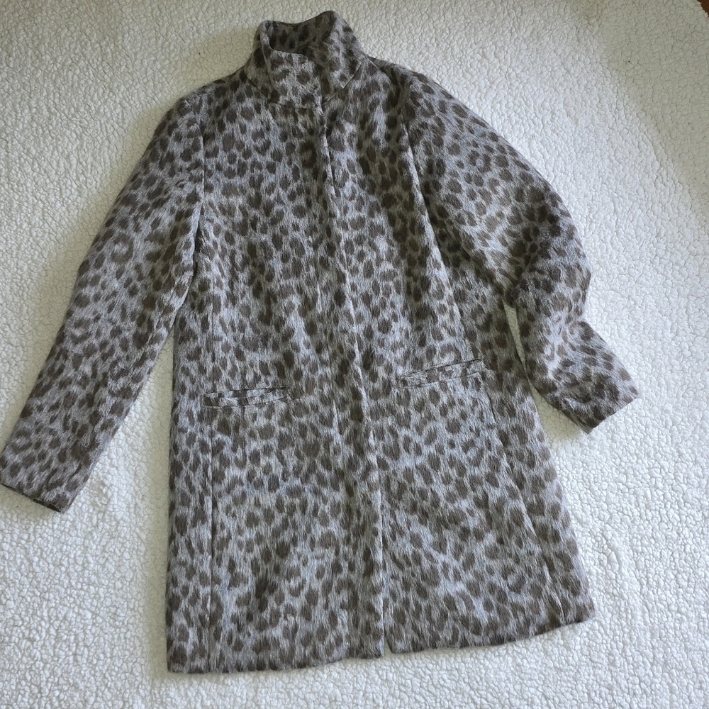 Old Navy Women Peacoat Gray Animal Print Size XS - Picture 3 of 15